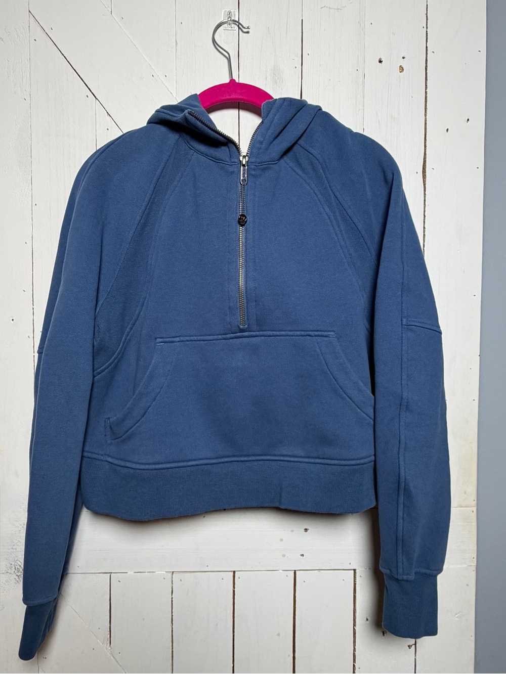 Lululemon Scuba Oversized Half-Zip Hoodie - Blue - Size XS/S (Like New!)